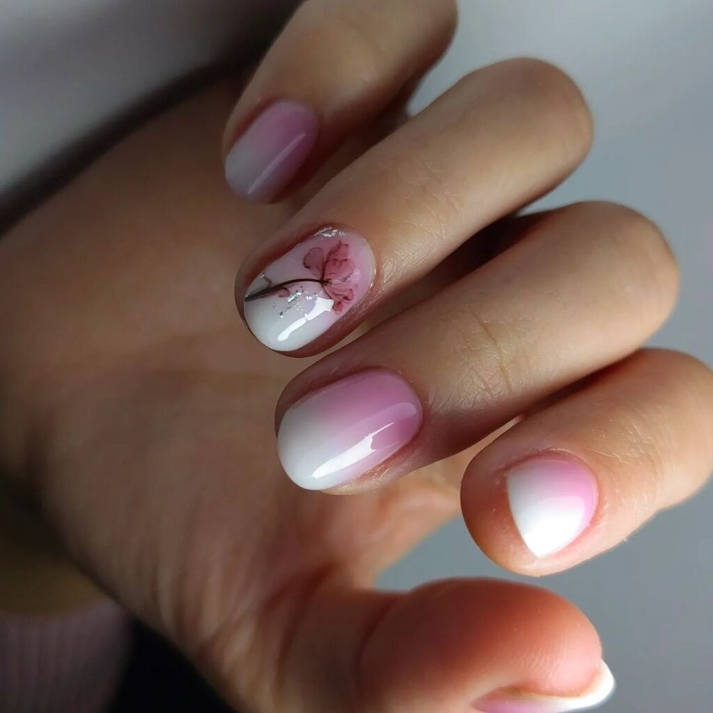 Designs On Pink And White Nails