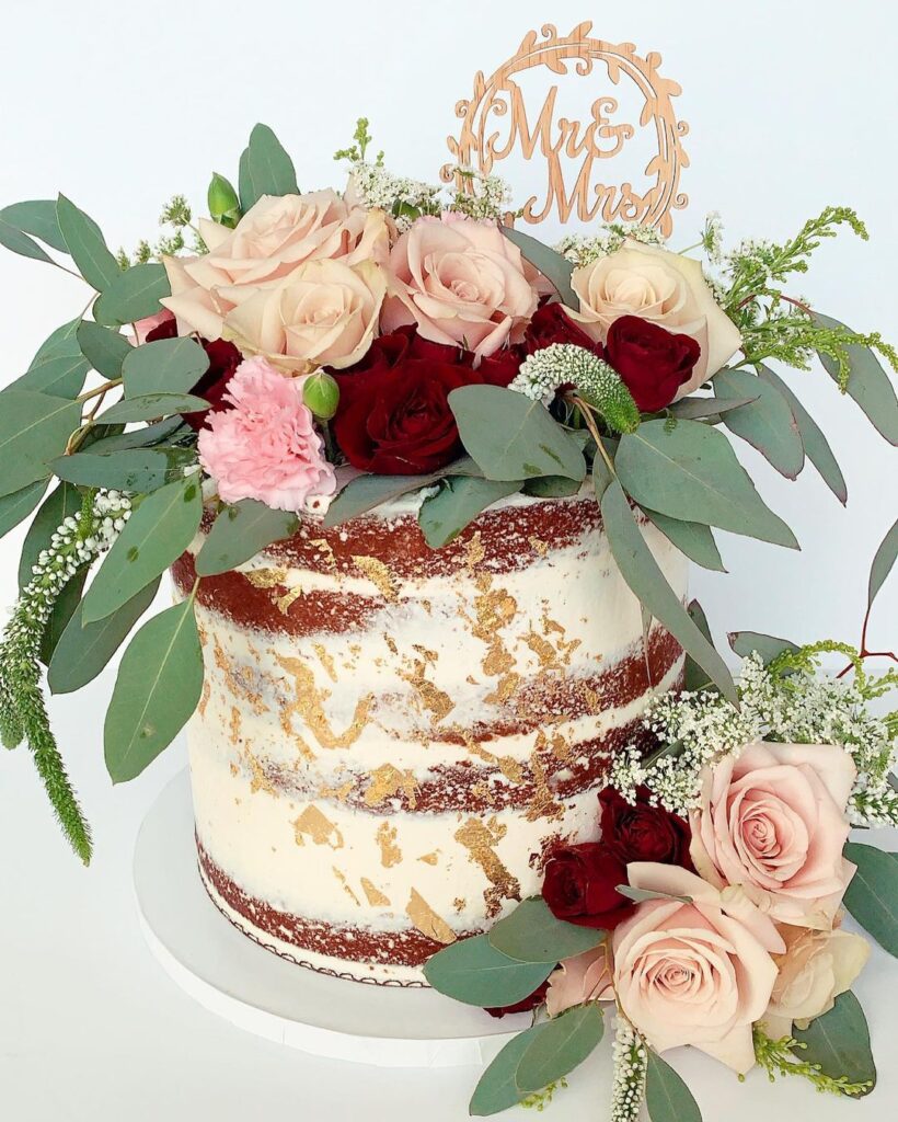 Eucalyptus Wedding Cake Decorations