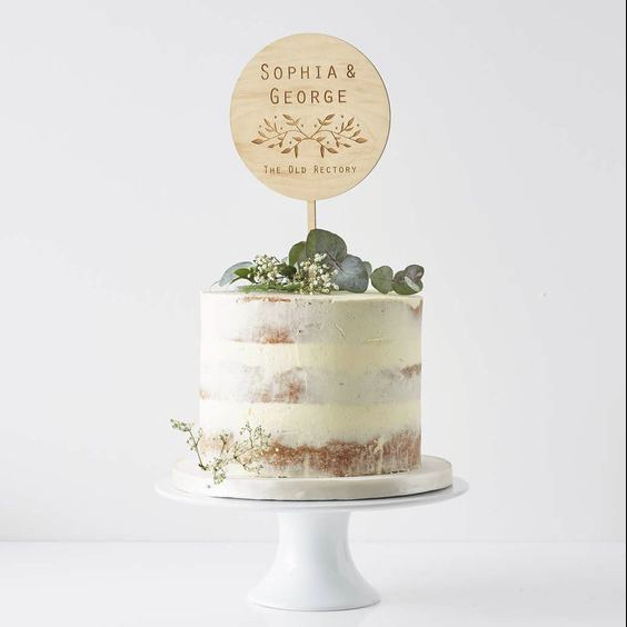 Eucalyptus Cake Decor