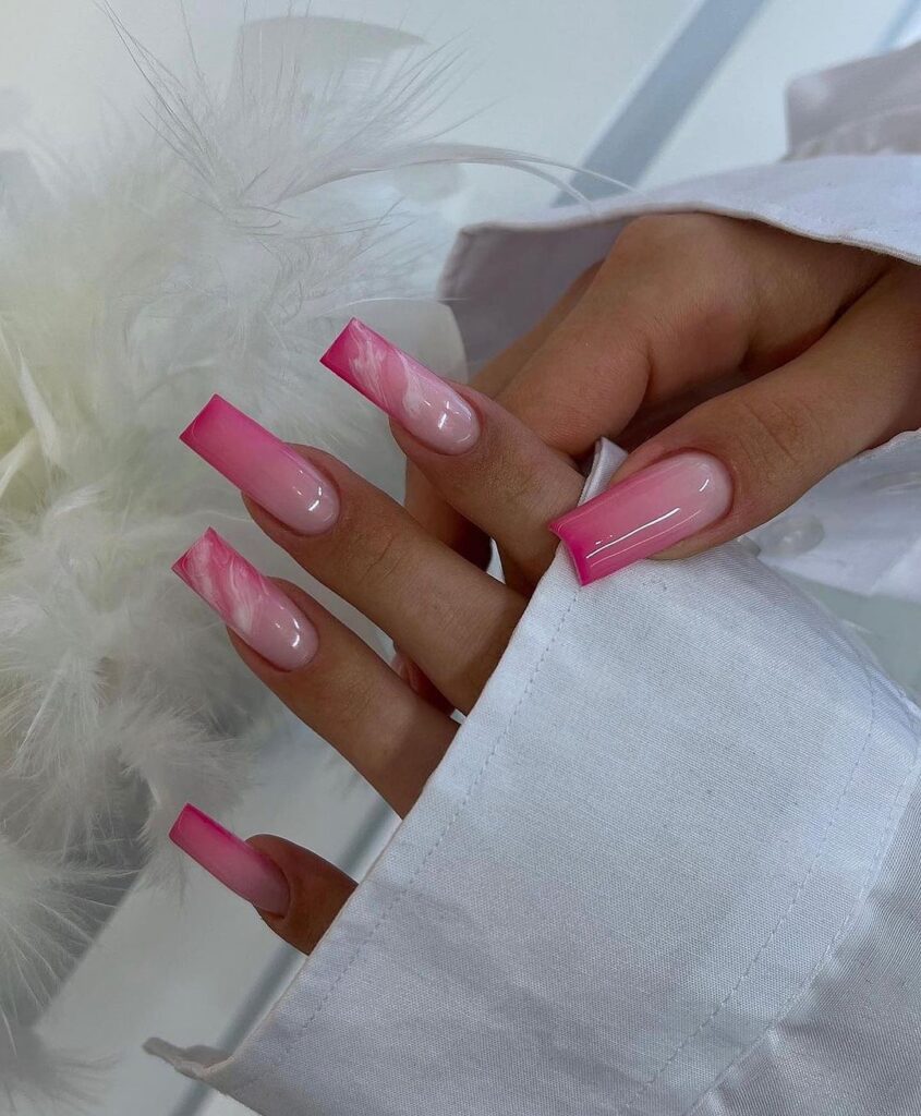 Pink and White Nail Designs