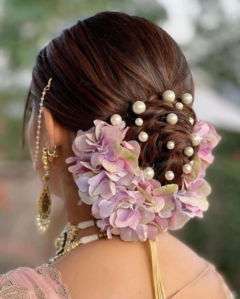 Bridal Bun Hairstyles For Saree