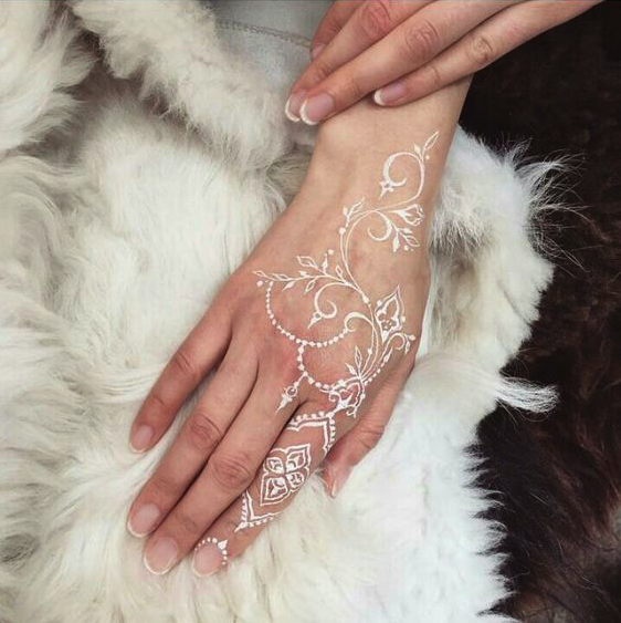 White henna Designs