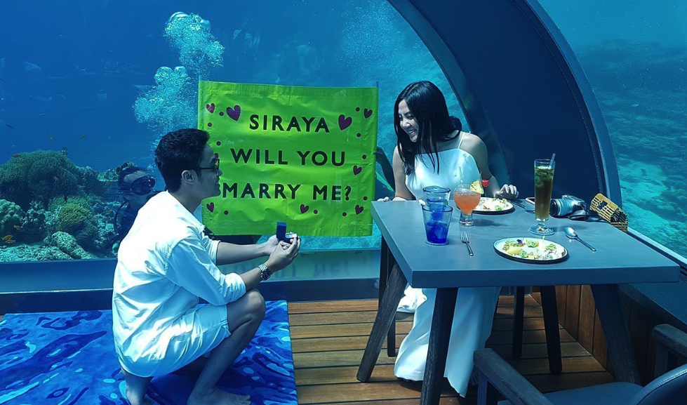 Propose In The Maldives