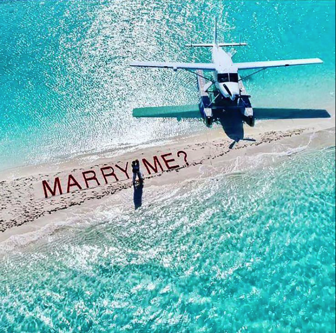 Propose In The Maldives